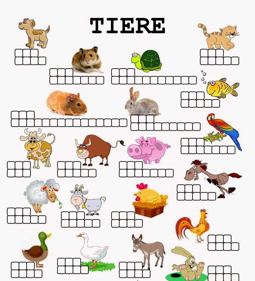 Текст про животных на немецком языке 3 класс