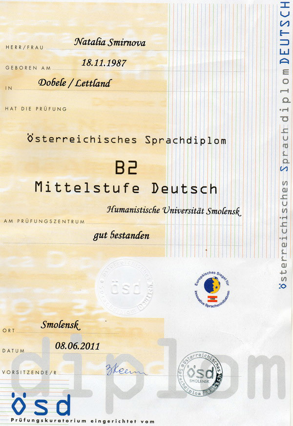 Österreichisches Sprachdiplom